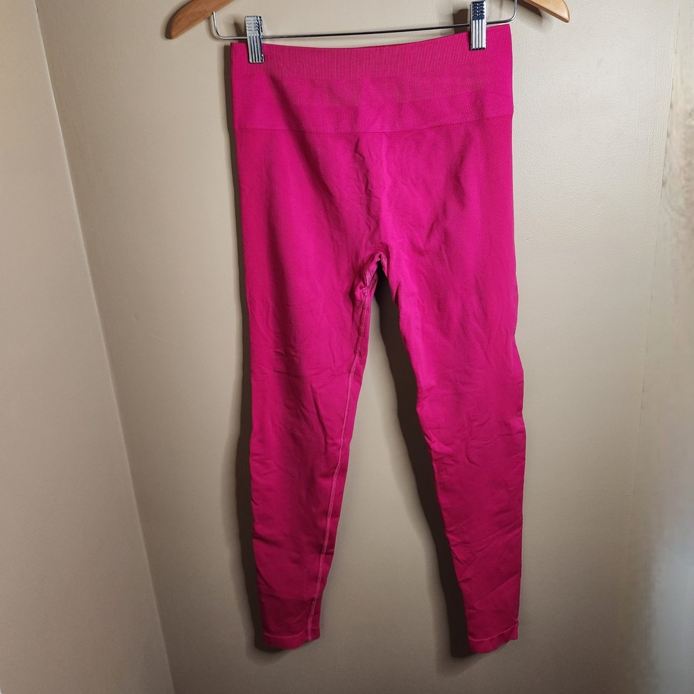 Alphalete Amplify Seamless Leggings Pink High Waist Medium